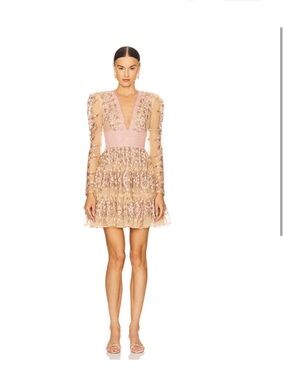 Bronx and Banco Megan Mini Dress in Rose. New with tags.